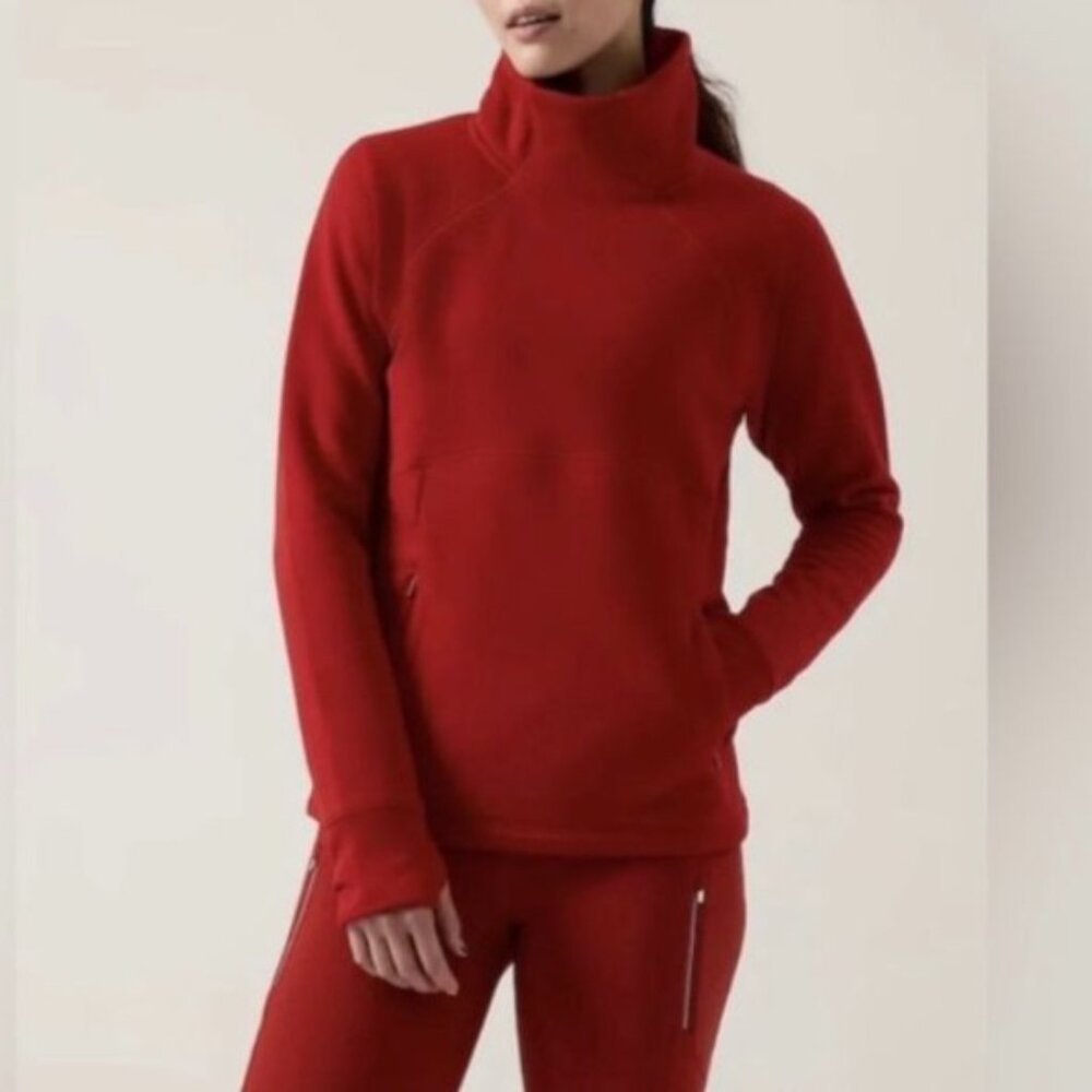 Athleta Altitude Polartec Funnel Neck Sweatshirt Women's XS